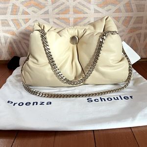 Proenza Schouler Puffy Chain Tobo Bag in Clay